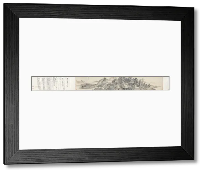 Framed Print : Hall of Lofty Pines, 1703. Creator: Wang Hui (Chinese, 1632-1717) Framed Print : Hall of Lofty Pines, 1703. Creator: Wang Hui (Chinese, 1632-1717)