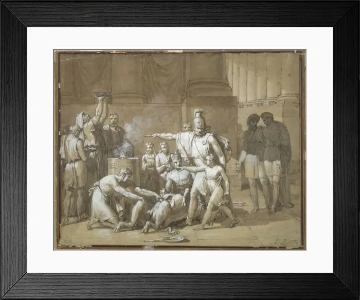 Framed Print : Hannibal Swearing Eternal Enmity toward Rome, c. 1808. Creator: Unknown Framed Print : Hannibal Swearing Eternal Enmity toward Rome, c. 1808. Creator: Unknown