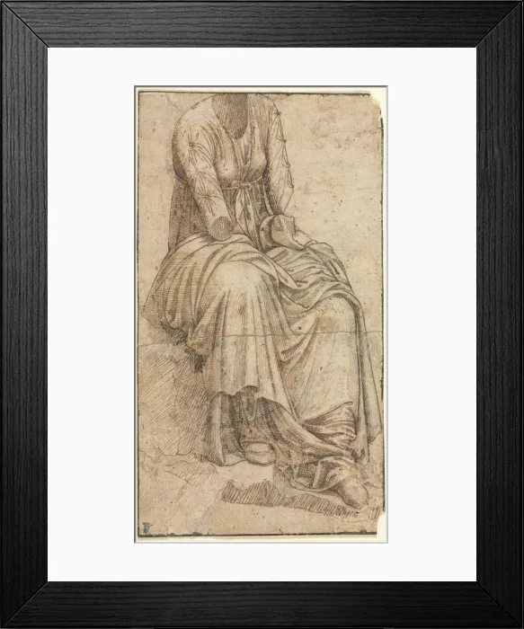 Framed Print : Copy of a Roman Statue of a Seated Woman, second half of 15th century Framed Print : Copy of a Roman Statue of a Seated Woman, second half of 15th century
