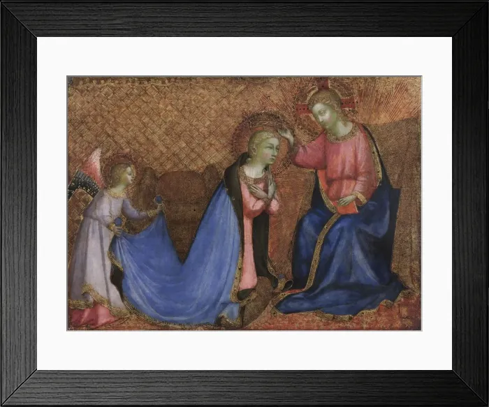 Framed Print : Coronation of the Virgin, 1420s. Creator: Fra Angelico (Italian, 1400-1455) Framed Print : Coronation of the Virgin, 1420s. Creator: Fra Angelico (Italian, 1400-1455)