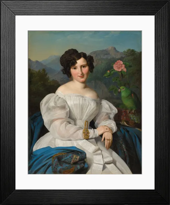 Framed Print : Countess Szechenyi, 1828. Creator: Ferdinand Georg Waldmüller (Austrian, 1793-1865) Framed Print : Countess Szechenyi, 1828. Creator: Ferdinand Georg Waldmüller (Austrian, 1793-1865)