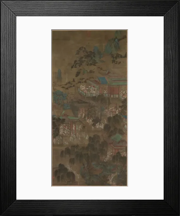 Framed Print : Court Ladies in the Imperial Palace, 1271-1368. Creator: Unknown Framed Print : Court Ladies in the Imperial Palace, 1271-1368. Creator: Unknown