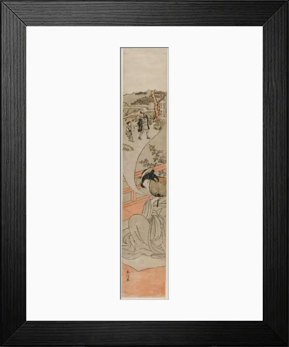 Framed Print : Courtesan Dreaming of her Childhood, c. 1770. Creator: Suzuki Harunobu (Japanese, 1724-1770) Framed Print : Courtesan Dreaming of her Childhood, c. 1770. Creator: Suzuki Harunobu (Japanese, 1724-1770)