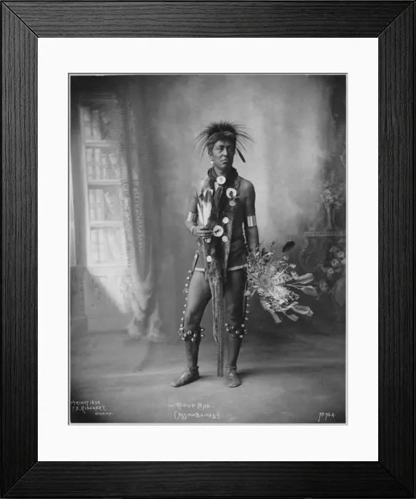 Framed Print : Cloud Man (Assinaboines), 1898. Creator: Frank A. Rinehart (American, 1861-1928) Framed Print : Cloud Man (Assinaboines), 1898. Creator: Frank A. Rinehart (American, 1861-1928)