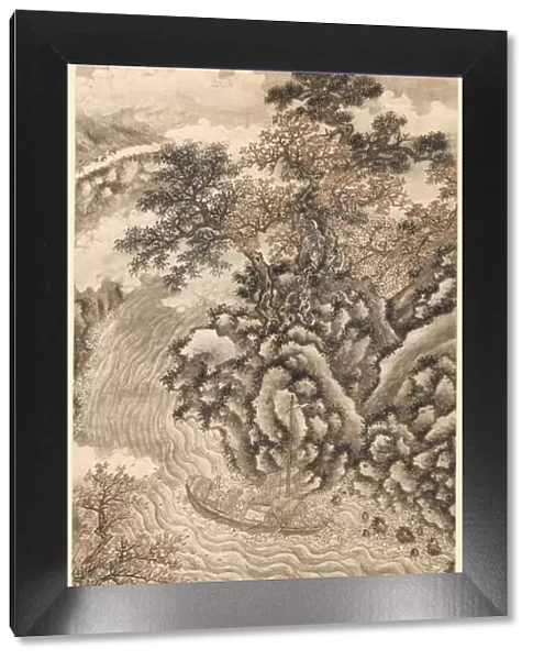 Clouds and Waves at the Wu Gorge, 1368- 1644. Creator: Xie Shichen (Chinese, 1487-after 1567)