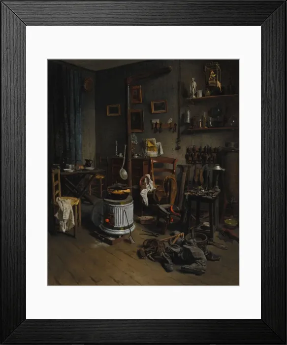 Framed Print : Cobblers Quarters, 1860s. Creator: Jean-Alphonse Duplessy (French, 1817-aft 1872) Framed Print : Cobblers Quarters, 1860s. Creator: Jean-Alphonse Duplessy (French, 1817-aft 1872)