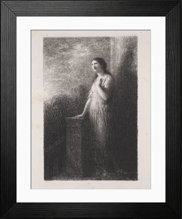Framed Print : Confidence of the Night. Creator: Henri Fantin-Latour (French, 1836-1904) Framed Print : Confidence of the Night. Creator: Henri Fantin-Latour (French, 1836-1904)