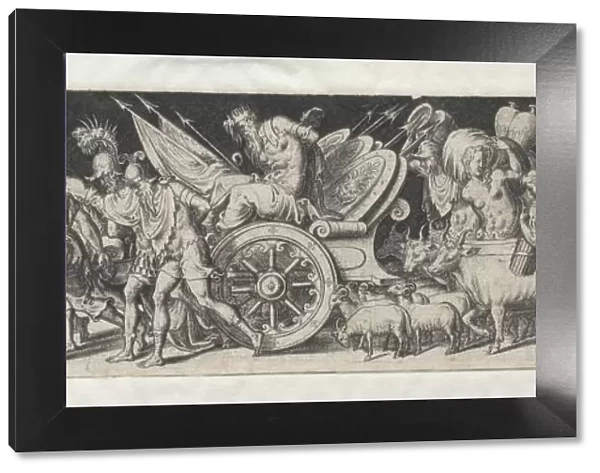 Combats and Triumphs No. 2: Triumphant March. Creator: Etienne Delaune (French, 1518  /  19-c