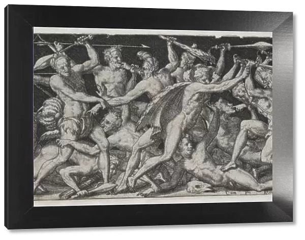 Combats and Triumphs No. 7. Creator: Etienne Delaune (French, 1518  /  19-c. 1583)