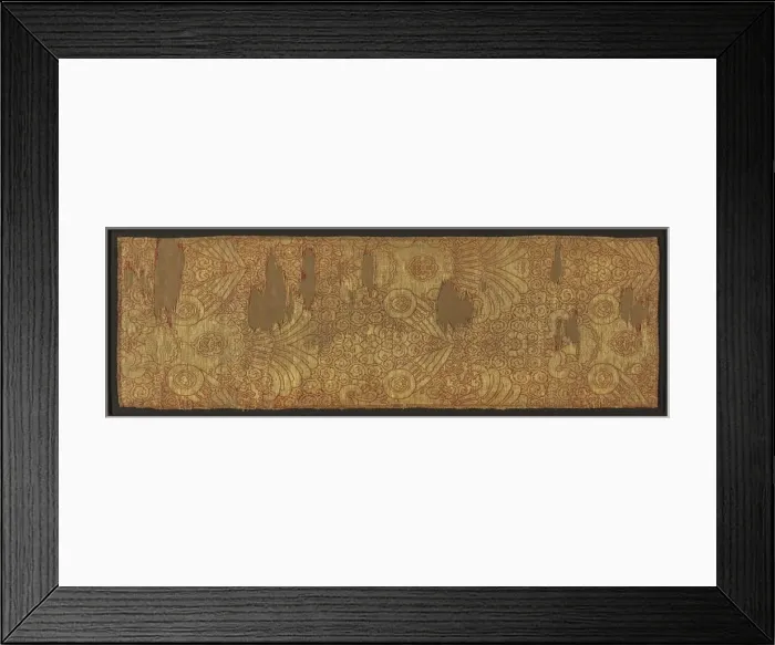 Framed Print : Cloth of Gold: Displayed Falcons, mid 1200s. Creator: Unknown Framed Print : Cloth of Gold: Displayed Falcons, mid 1200s. Creator: Unknown