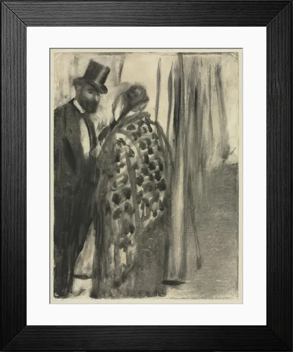 Framed Print : Conversation: Ludovic Halevy and Madame Cardinal (The Conversation)…, c Framed Print : Conversation: Ludovic Halevy and Madame Cardinal (The Conversation)…, c
