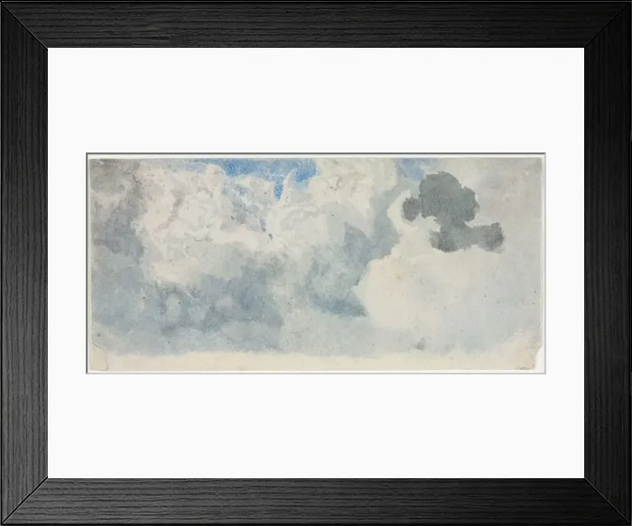 Framed Print : Cloud Study, 1800s. Creator: Anonymous Framed Print : Cloud Study, 1800s. Creator: Anonymous