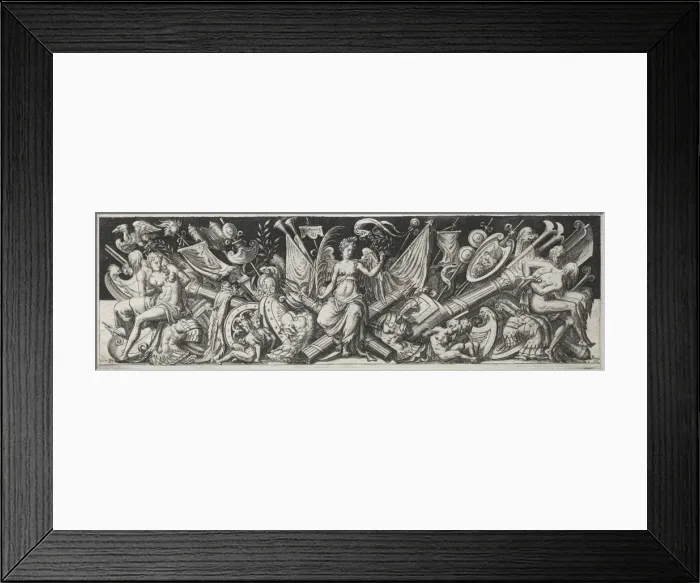 Framed Print : Combats and Triumphs, probably 1560s. Creator: Etienne Delaune (French, 1518 / 19-c. 1583) Framed Print : Combats and Triumphs, probably 1560s. Creator: Etienne Delaune (French, 1518 / 19-c. 1583)