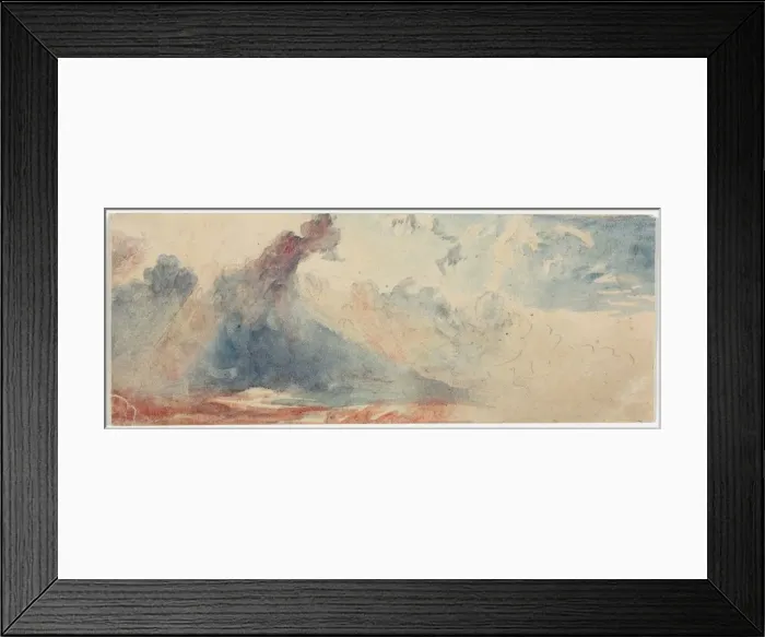 Framed Print : Cloud Study, 1800s. Creator: Anonymous Framed Print : Cloud Study, 1800s. Creator: Anonymous