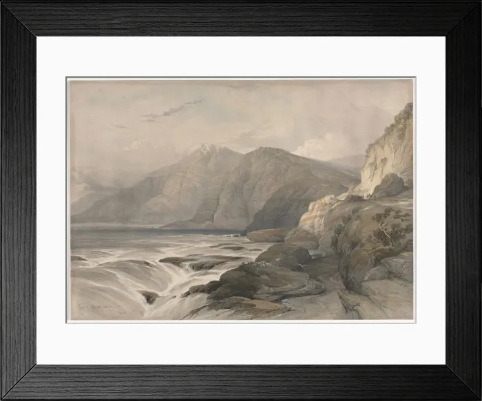 Framed Print : Coast of Syria, 1839. Creator: David Roberts (British, 1796-1864) Framed Print : Coast of Syria, 1839. Creator: David Roberts (British, 1796-1864)