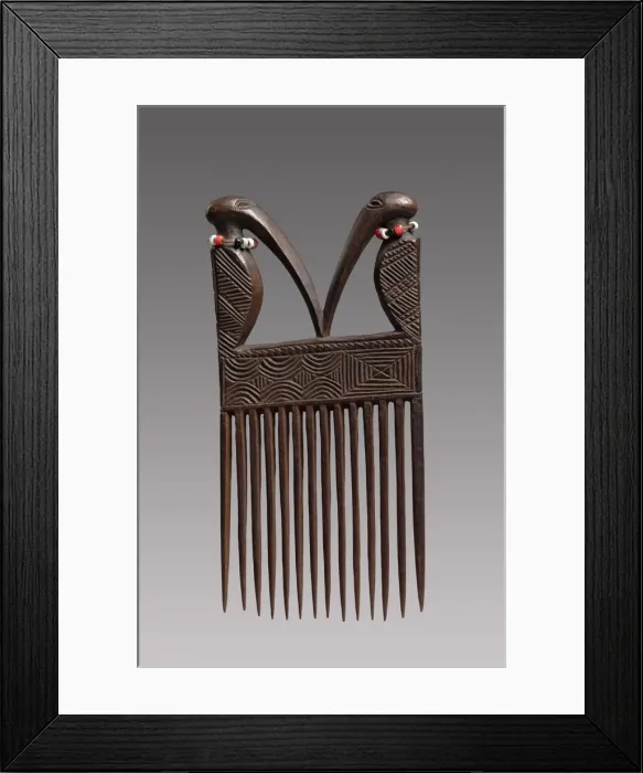 Framed Print : Comb, mid-late 1800s. Creator: Unknown Framed Print : Comb, mid-late 1800s. Creator: Unknown