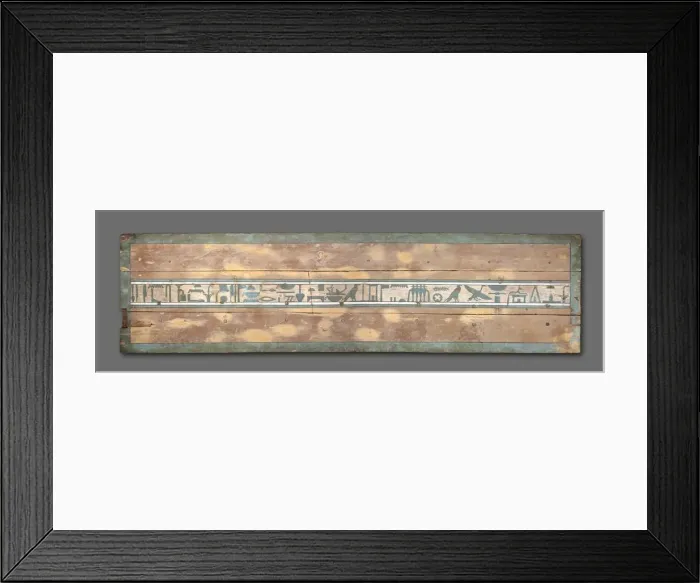 Framed Print : Coffin of Senbi (Lid), 1918-1859 BC. Creator: Unknown Framed Print : Coffin of Senbi (Lid), 1918-1859 BC. Creator: Unknown