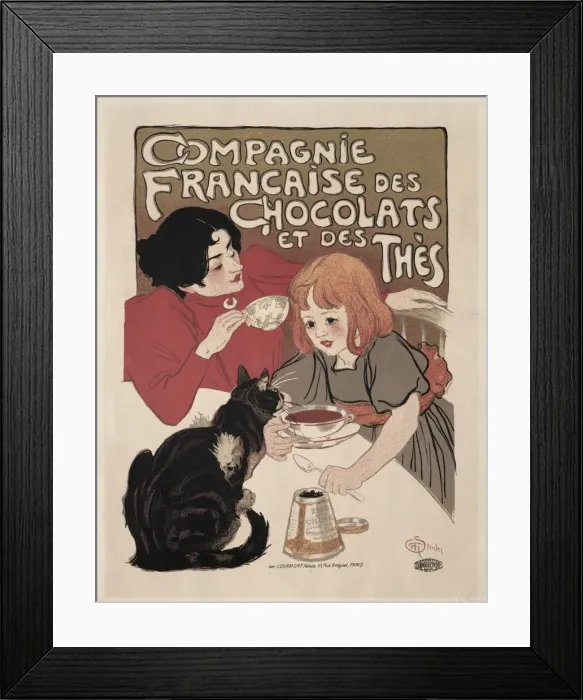 Framed Print : Compagnie Francaise des Chocolate et des Thes, 1895 Framed Print : Compagnie Francaise des Chocolate et des Thes, 1895