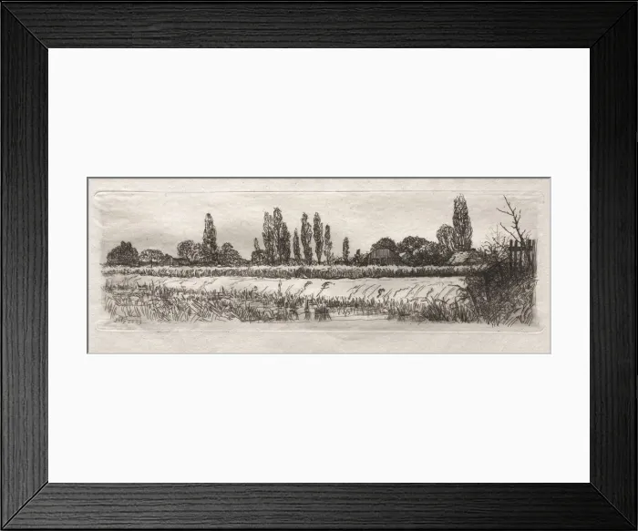 Framed Print : Cornfield, 1879. Creator: Otto H. Bacher (American, 1856-1909) Framed Print : Cornfield, 1879. Creator: Otto H. Bacher (American, 1856-1909)