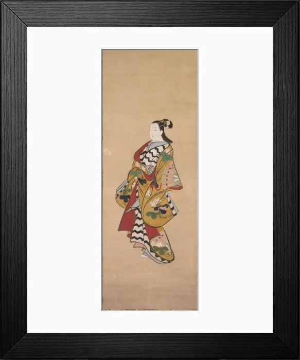 Framed Print : Courtesan, 18th century. Creator: Unknown Framed Print : Courtesan, 18th century. Creator: Unknown