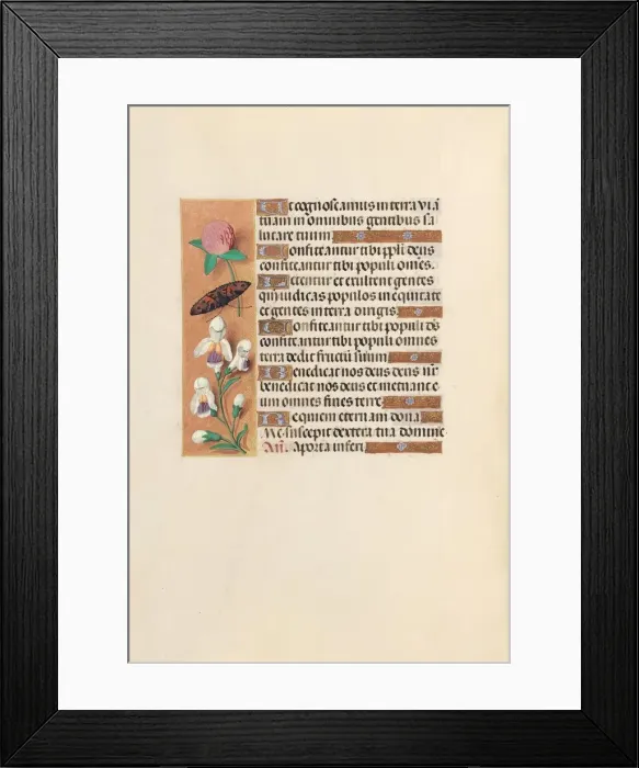 Framed Print : Hours of Queen Isabella the Catholic, Queen of Spain: Fol. 250v, c. 1500. Creator Framed Print : Hours of Queen Isabella the Catholic, Queen of Spain: Fol. 250v, c. 1500. Creator