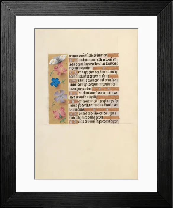 Framed Print : Hours of Queen Isabella the Catholic, Queen of Spain: Fol. 252v, c. 1500. Creator Framed Print : Hours of Queen Isabella the Catholic, Queen of Spain: Fol. 252v, c. 1500. Creator