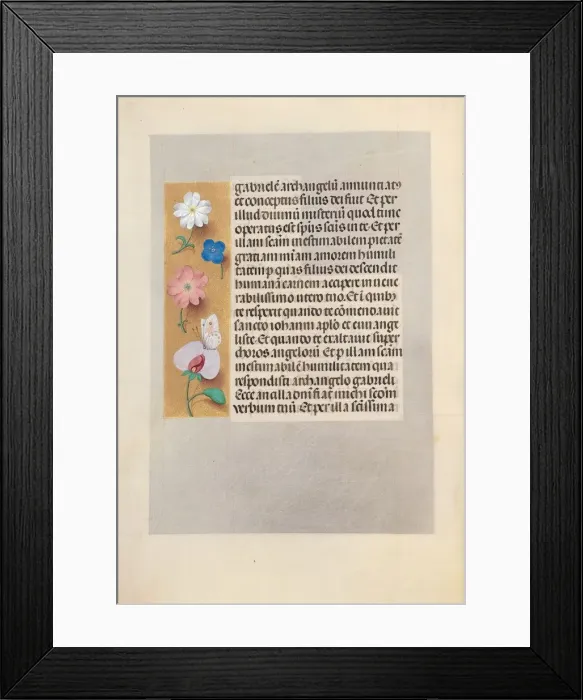 Framed Print : Hours of Queen Isabella the Catholic, Queen of Spain: Fol. 258v, c. 1500. Creator Framed Print : Hours of Queen Isabella the Catholic, Queen of Spain: Fol. 258v, c. 1500. Creator
