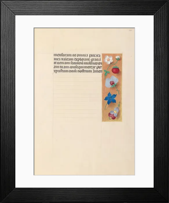 Framed Print : Hours of Queen Isabella the Catholic, Queen of Spain: Fol. 269r, c. 1500. Creator Framed Print : Hours of Queen Isabella the Catholic, Queen of Spain: Fol. 269r, c. 1500. Creator