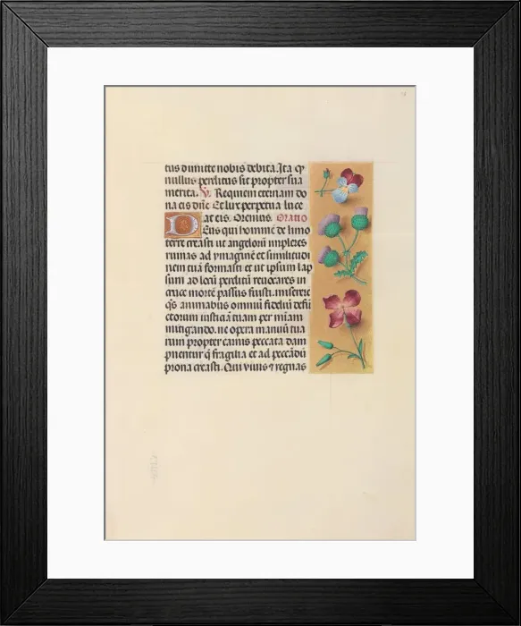 Framed Print : Hours of Queen Isabella the Catholic, Queen of Spain: Fol Framed Print : Hours of Queen Isabella the Catholic, Queen of Spain: Fol