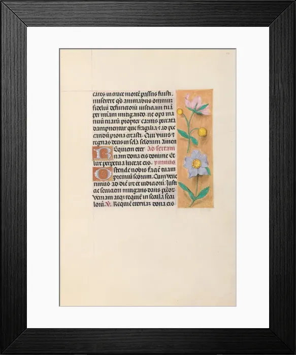 Framed Print : Hours of Queen Isabella the Catholic, Queen of Spain: Fol Framed Print : Hours of Queen Isabella the Catholic, Queen of Spain: Fol