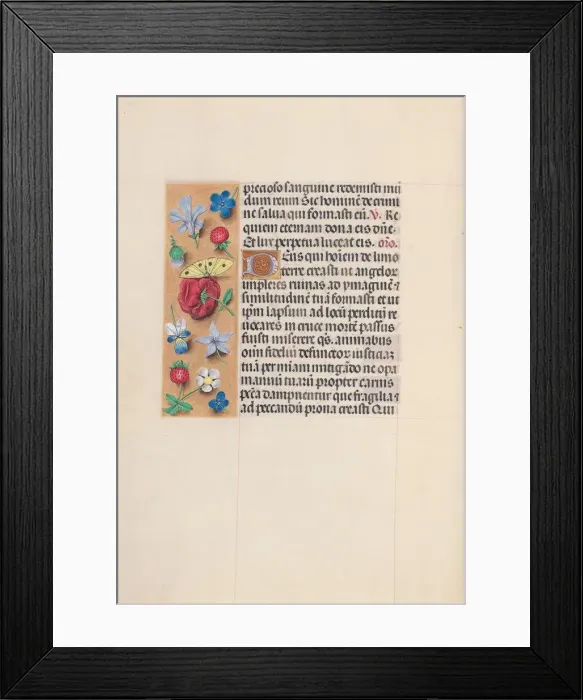 Framed Print : Hours of Queen Isabella the Catholic, Queen of Spain: Fol Framed Print : Hours of Queen Isabella the Catholic, Queen of Spain: Fol