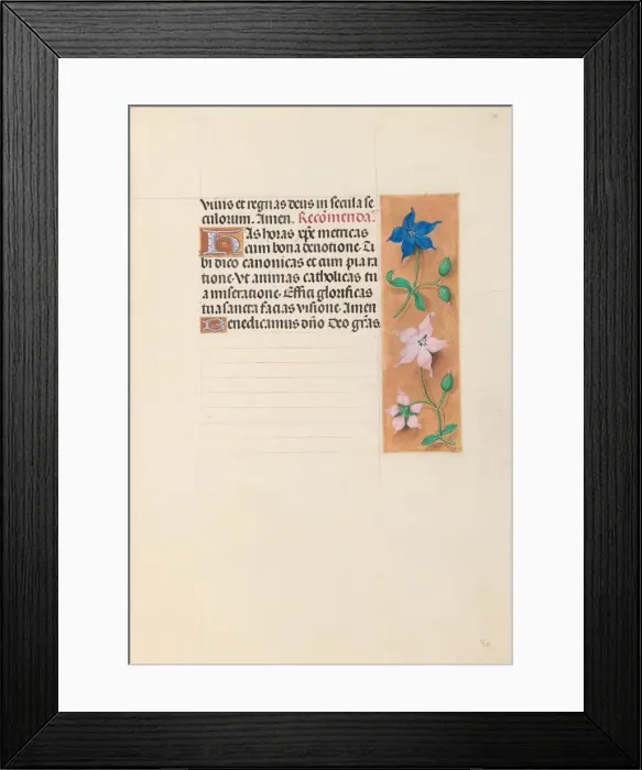 Framed Print : Hours of Queen Isabella the Catholic, Queen of Spain: Fol Framed Print : Hours of Queen Isabella the Catholic, Queen of Spain: Fol