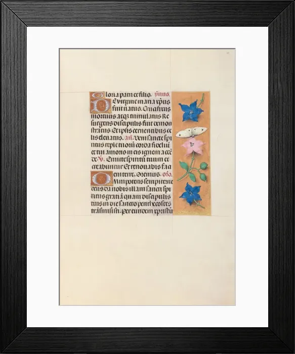 Framed Print : Hours of Queen Isabella the Catholic, Queen of Spain: Fol Framed Print : Hours of Queen Isabella the Catholic, Queen of Spain: Fol