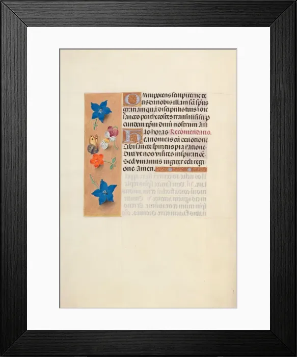Framed Print : Hours of Queen Isabella the Catholic, Queen of Spain: Fol Framed Print : Hours of Queen Isabella the Catholic, Queen of Spain: Fol