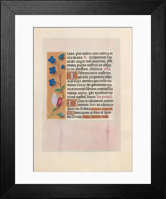 Framed Print : Hours of Queen Isabella the Catholic, Queen of Spain: Fol Framed Print : Hours of Queen Isabella the Catholic, Queen of Spain: Fol