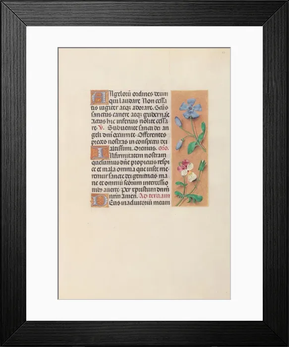 Framed Print : Hours of Queen Isabella the Catholic, Queen of Spain: Fol Framed Print : Hours of Queen Isabella the Catholic, Queen of Spain: Fol