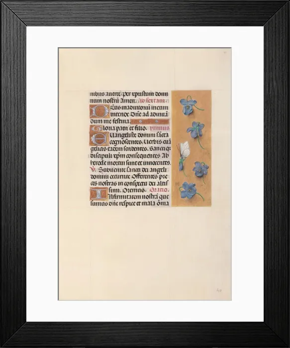 Framed Print : Hours of Queen Isabella the Catholic, Queen of Spain: Fol Framed Print : Hours of Queen Isabella the Catholic, Queen of Spain: Fol
