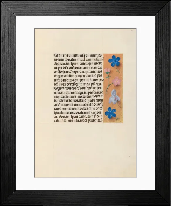 Framed Print : Hours of Queen Isabella the Catholic, Queen of Spain: Fol. 260r, c. 1500. Creator Framed Print : Hours of Queen Isabella the Catholic, Queen of Spain: Fol. 260r, c. 1500. Creator