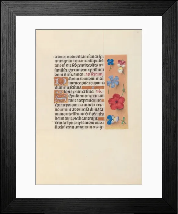 Framed Print : Hours of Queen Isabella the Catholic, Queen of Spain: Fol Framed Print : Hours of Queen Isabella the Catholic, Queen of Spain: Fol