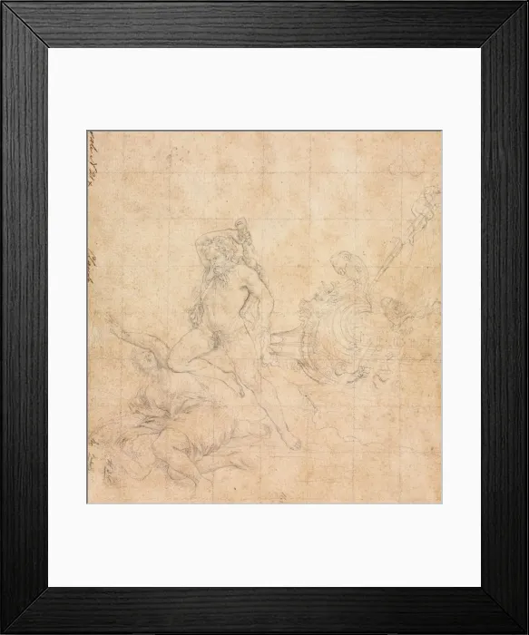 Framed Print : Hercules and the Girdle of Hippolyta, first quarter 1600. Creator: Filippo Napoletano (Italian, c Framed Print : Hercules and the Girdle of Hippolyta, first quarter 1600. Creator: Filippo Napoletano (Italian, c