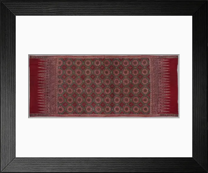 Framed Print : Hip Wrapper (tapis), 1800-1850. Creator: Unknown Framed Print : Hip Wrapper (tapis), 1800-1850. Creator: Unknown