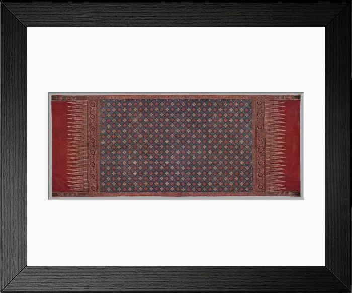 Framed Print : Hip Wrapper (tapis), 1800-1850. Creator: Unknown Framed Print : Hip Wrapper (tapis), 1800-1850. Creator: Unknown
