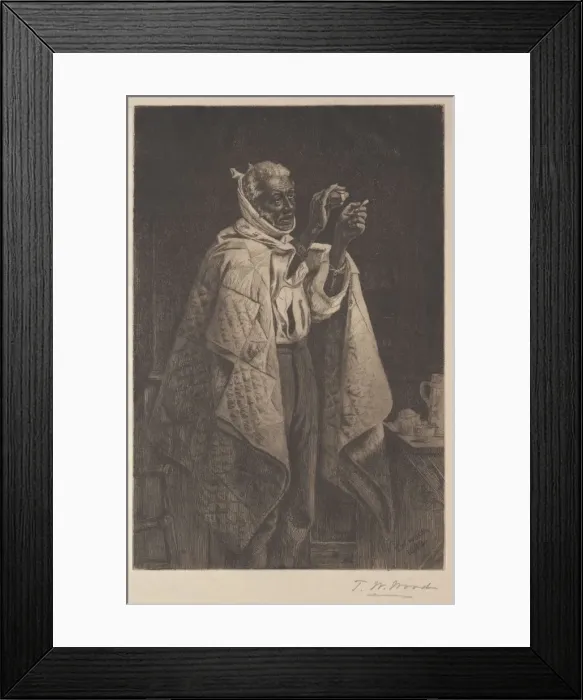 Framed Print : His Own Doctor, 1883. Creator: Thomas Waterman Wood (American, 1823-1903) Framed Print : His Own Doctor, 1883. Creator: Thomas Waterman Wood (American, 1823-1903)