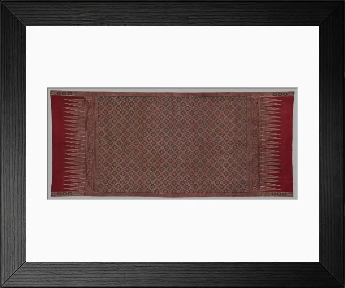 Framed Print : Hip Wrapper (tapis), 1800-1850. Creator: Unknown Framed Print : Hip Wrapper (tapis), 1800-1850. Creator: Unknown