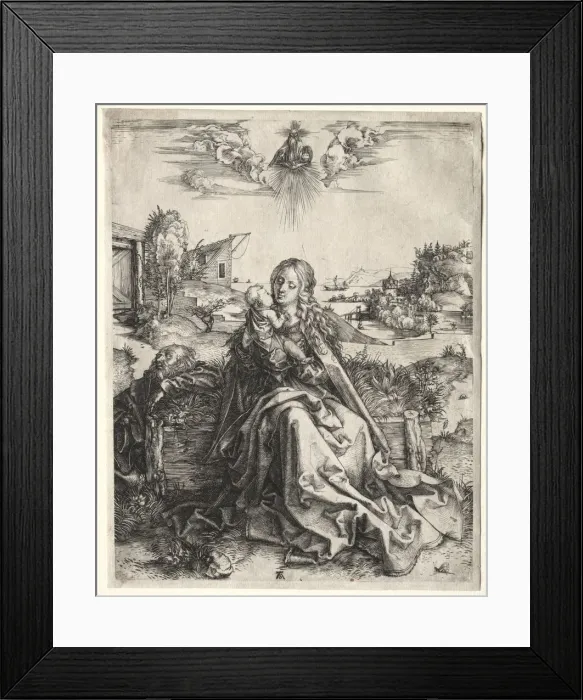 Framed Print : Holy Family with the Butterfly, c. 1495. Creator: Albrecht Dürer (German, 1471-1528) Framed Print : Holy Family with the Butterfly, c. 1495. Creator: Albrecht Dürer (German, 1471-1528)