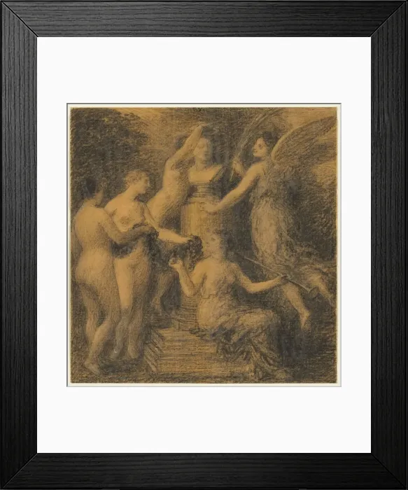 Framed Print : Homage to Rossini, 1902. Creator: Henri Fantin-Latour (French, 1836-1904) Framed Print : Homage to Rossini, 1902. Creator: Henri Fantin-Latour (French, 1836-1904)