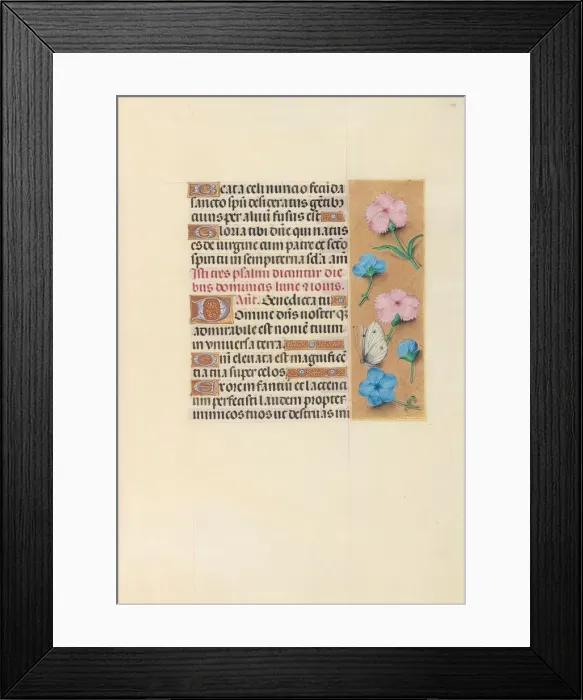Framed Print : Hours of Queen Isabella the Catholic, Queen of Spain: Fol. 100r, c. 1500. Creator Framed Print : Hours of Queen Isabella the Catholic, Queen of Spain: Fol. 100r, c. 1500. Creator