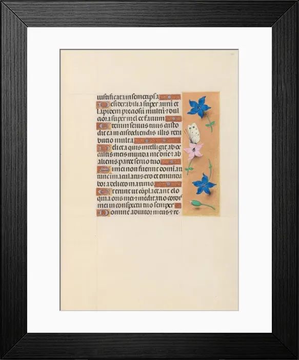Framed Print : Hours of Queen Isabella the Catholic, Queen of Spain: Fol. 102r, c. 1500. Creator Framed Print : Hours of Queen Isabella the Catholic, Queen of Spain: Fol. 102r, c. 1500. Creator
