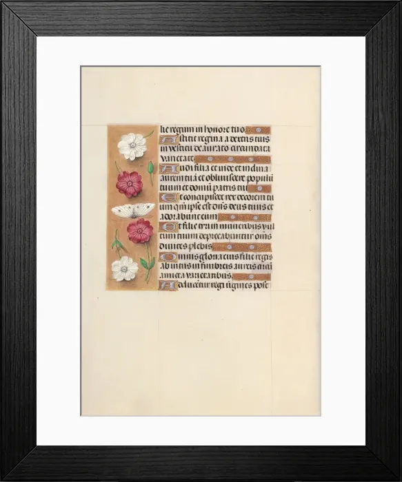 Framed Print : Hours of Queen Isabella the Catholic, Queen of Spain: Fol. 104v, c. 1500. Creator Framed Print : Hours of Queen Isabella the Catholic, Queen of Spain: Fol. 104v, c. 1500. Creator
