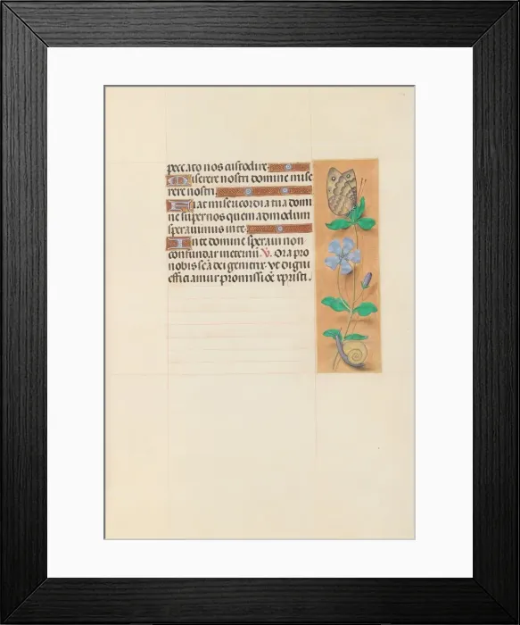 Framed Print : Hours of Queen Isabella the Catholic, Queen of Spain: Fol. 114r, c. 1500. Creator Framed Print : Hours of Queen Isabella the Catholic, Queen of Spain: Fol. 114r, c. 1500. Creator